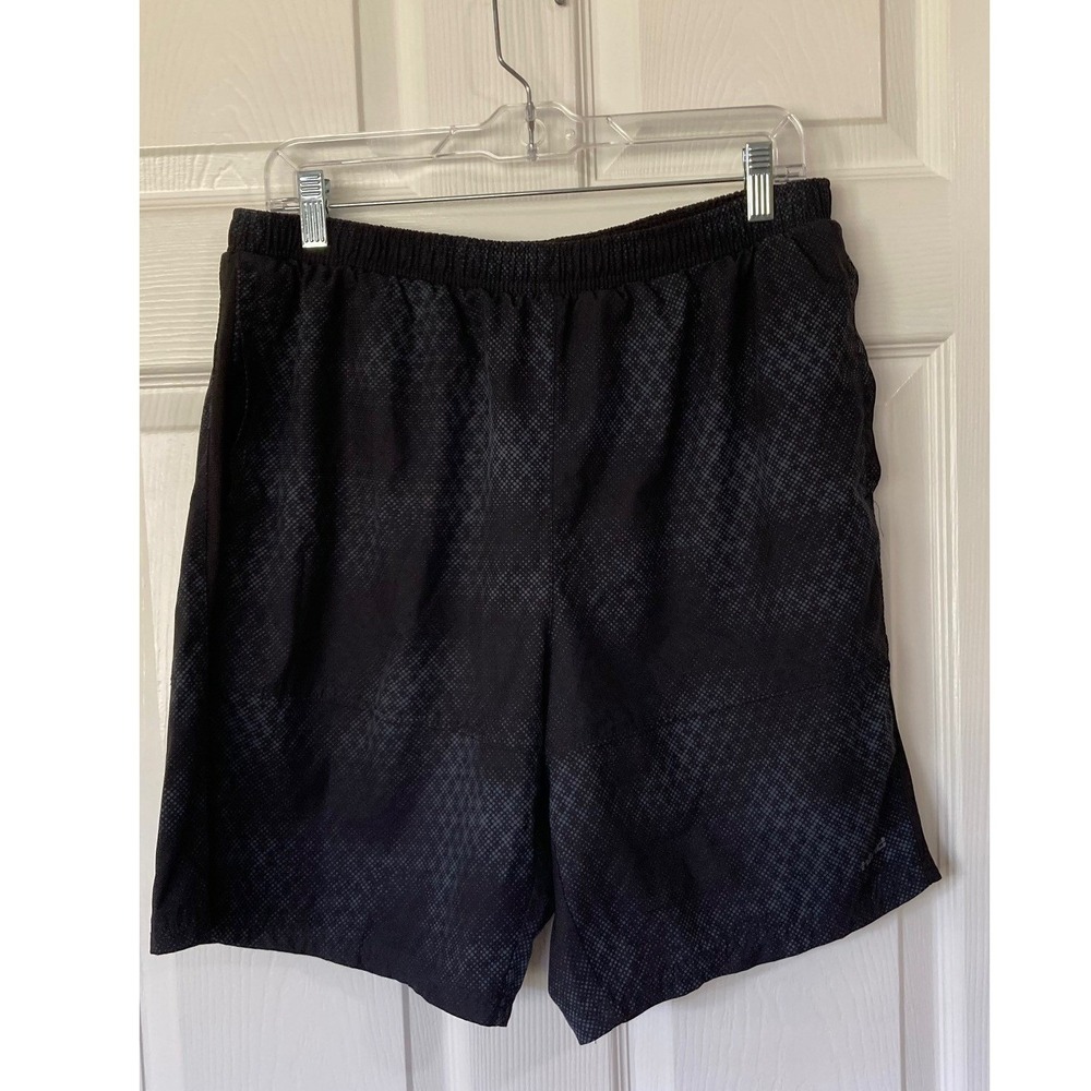 Hind Hydra Running Shorts Black Grey Large Dotted Athletic
